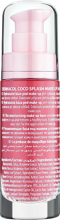 Feuchtigkeitsspendende Grundierung - Dermacol Coco Splash Make-up Base — Bild N2