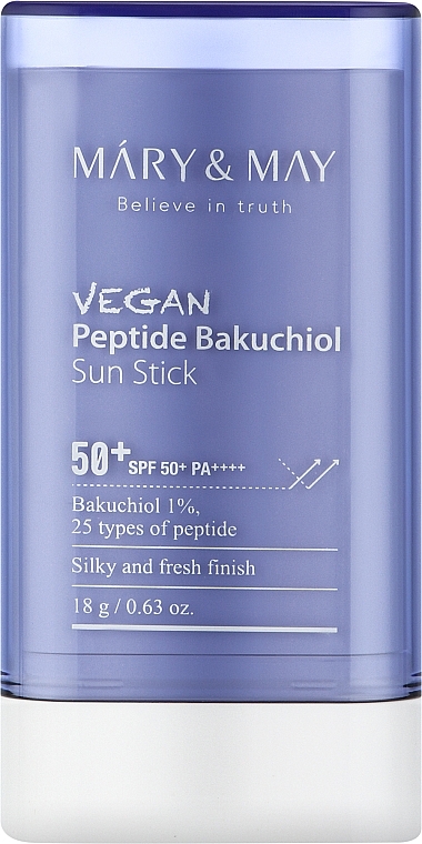 Sonnenschutz-Stick mit Bakuchiol und Peptiden - Mary&May Vegan Peptide Bakuchiol Sun Stick SPF50+ PA++++  — Bild N2