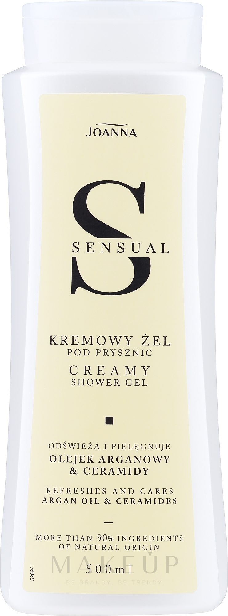 Creme-Duschgel mit Arganöl - Joanna Sensual Argan Oil Shower Gel — Bild 500 ml