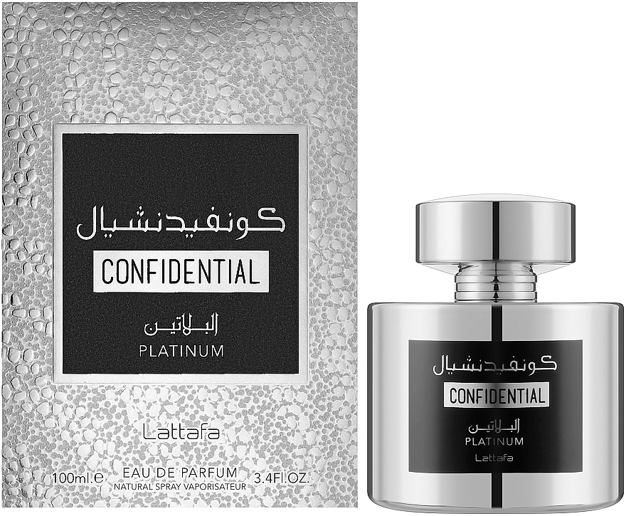 Lattafa Perfumes Confidential Platinum - Eau de Parfum — Bild N2