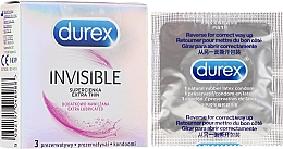 Düfte, Parfümerie und Kosmetik Extra dünne Kondome 3 St. - Durex Invisible
