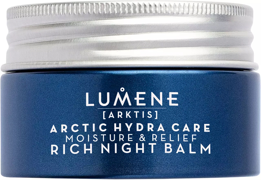 Beruhigender und feuchtigkeitsspendender Nachtbalsam mit Haferbutter - Lumene Arctic Hydra Care Moisture & Relief Rich Night Balm — Bild N1