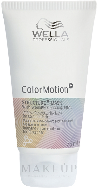 Regenerierende Maske für gefärbtes Haar mit Bond-Wirkstoff - Wella Professionals Color Motion+ Structure Mask — Bild 75 ml