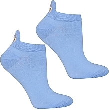 Damensocken 1 Paar blau mit Kamille - Moraj — Bild N1