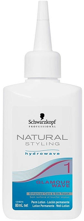 Zwei-Phasen-Dauerwelle für normales und leicht poröses Haar - Schwarzkopf Professional Natural Styling Curl & Care 1 — Bild N1