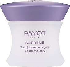 Düfte, Parfümerie und Kosmetik Augencreme - Payot Supreme Regard Youth Eye Care 