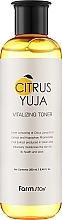 Toner mit Yuzu-Extrakt - FarmStay Citrus Yuja Vitalizing Toner — Bild N1