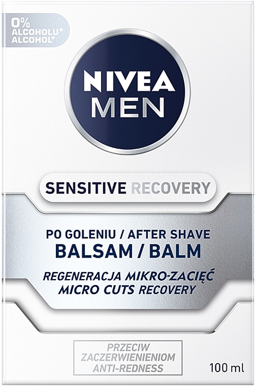 Gesichtspflegeset - NIVEA MEN Sensitive Recovery (After Shave Balsam 100ml + Rasierschaum 200ml) — Bild N6