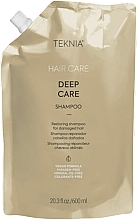 Reparierendes Shampoo für geschädigtes Haar - Lakme Teknia Deep Care Shampoo (Doypack)  — Bild N1