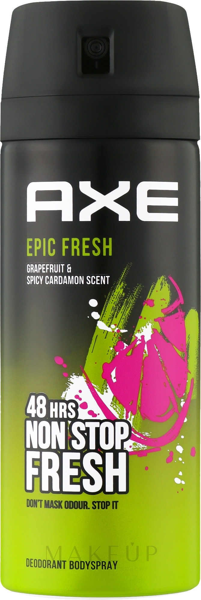 Deospray Antitranspirant mit Grapefruit- und tropischem Ananasduft - Axe Epic Fresh 48H Non Stop Fresh Deodorant Bodyspray — Bild 150 ml