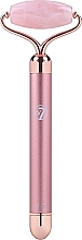 Düfte, Parfümerie und Kosmetik Gesichtsmassage-Roller aus Rosenquarz mit Vibration - W7 Cosmetics Rose Quartz Vibrating Facial Roller