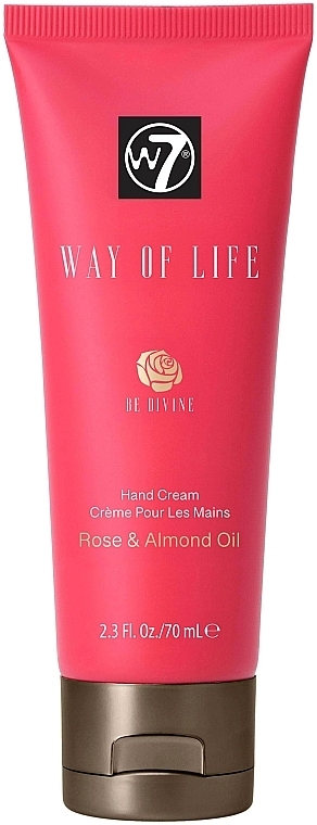 Handcreme Rosen- und Mandelöl - W7 Way of Life Hand Cream Be Divine  — Bild N1