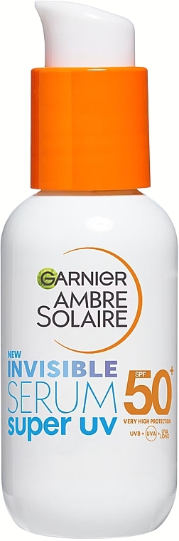 Sonnenschutzserum für das Gesicht - Garnier Ambre Solaire Invisible Serum Super UV SPF 50+ — Bild N1