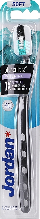 Zahnbürste weich schwarz - Jordan Ultralite Whitening Soft Toothbrush — Bild N1