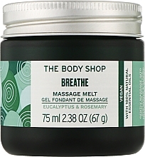 Massagegel Eukalyptus und Rosmarin - The Body Shop Breathe Massage Melt — Bild N1