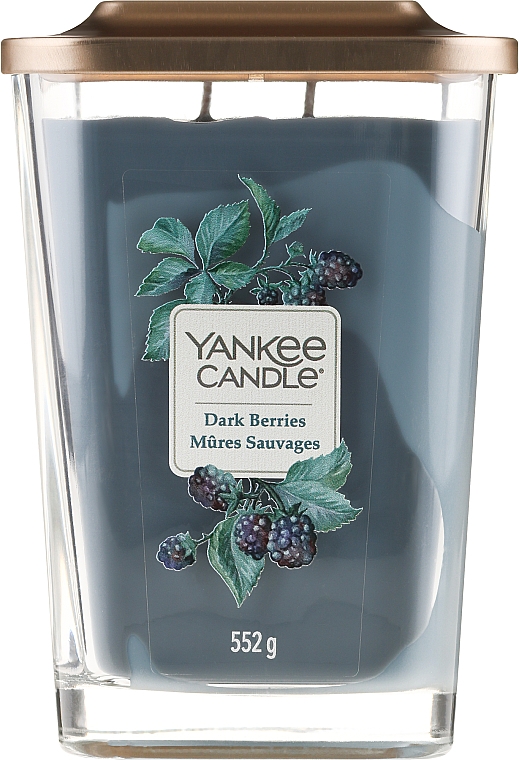 Duftkerze im Glas Dark Berries - Yankee Candle Dark Berries Elevation Square Candles — Bild N1