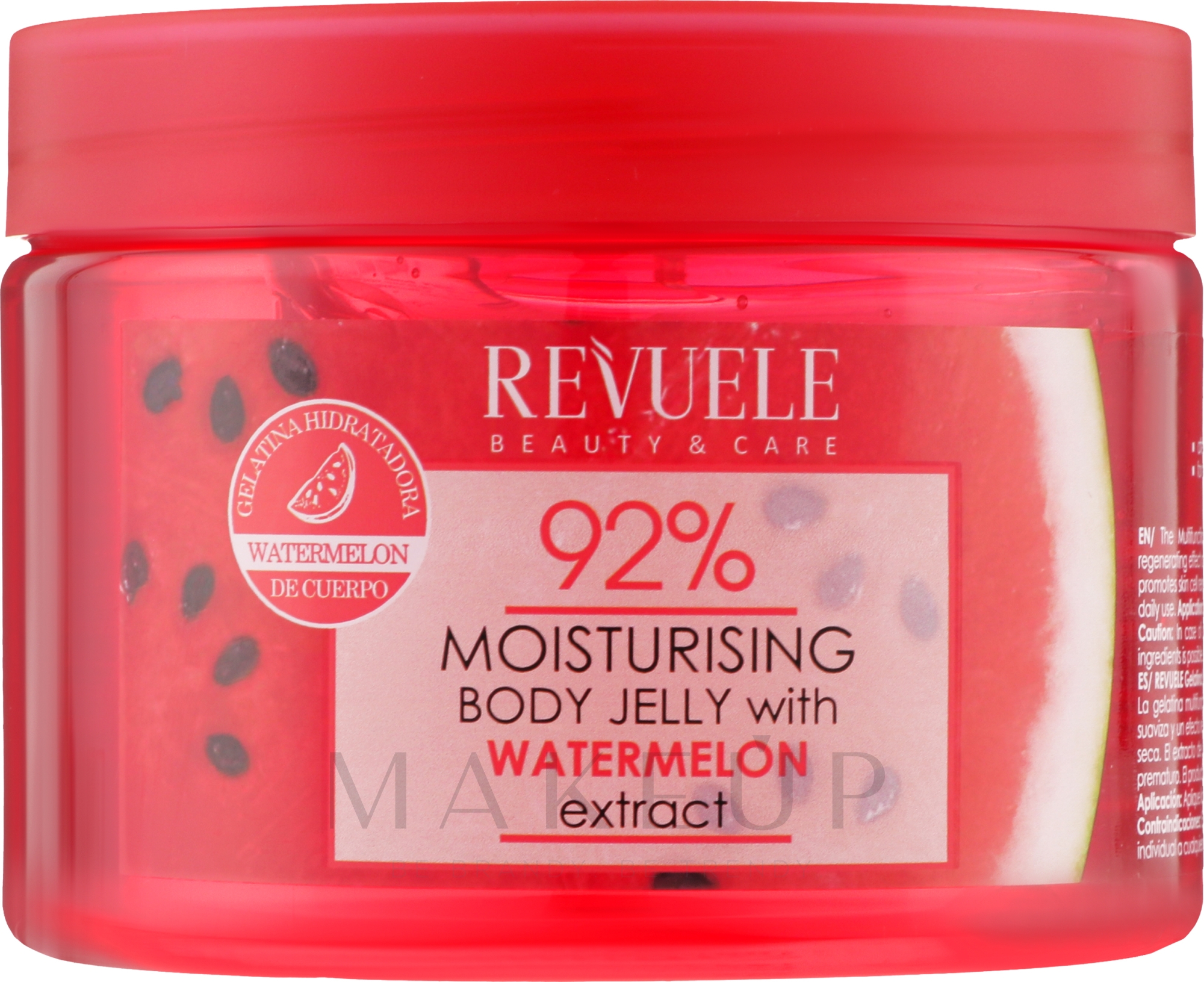 Körpergelee mit Wassermelonenextrakt - Revuele Body Jelly Moisturising Watermelon — Bild 400 ml