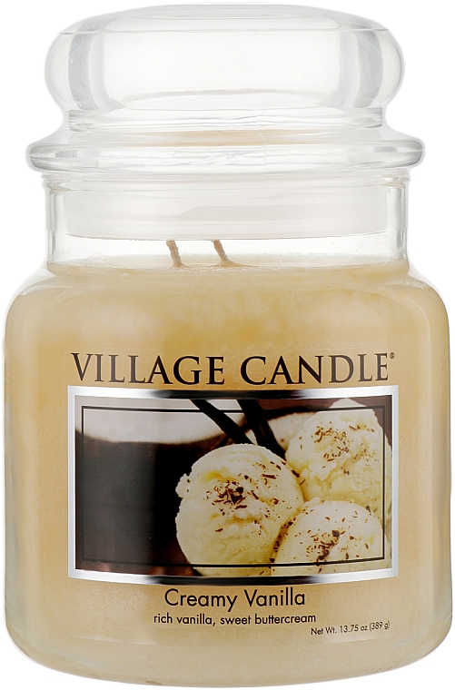 Duftkerze im Glas Vanillecreme - Village Candle Creamy Vanilla — Bild N4