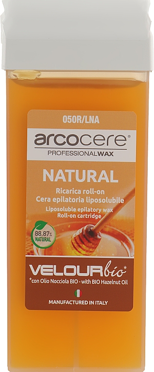 Wachspatrone Natural - Arcocere Velour Bio Wax Natural — Bild N1