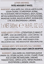 Handpflegeset - Baylis & Harding White Tea & Neroli Hand Care Set (Flüssige Handseife 500ml + Lotion für Hände und Körper 500ml) — Bild N5