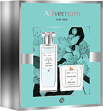 Düfte, Parfümerie und Kosmetik Allvernum Lilly & Jasmine Gift Set - Duftset (Eau de Parfum 50ml + Duftkerze 100g)