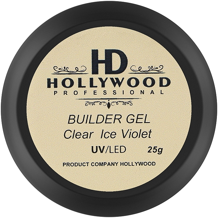 Modellierendes Haargel - HD Hollywood Builder Gel Clear Ice Violet — Bild N1