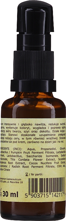 Intensiv feuchtigkeitsspendendes Serum für Gesicht, Hals und Dekolleté - Polny Warkocz — Bild N3