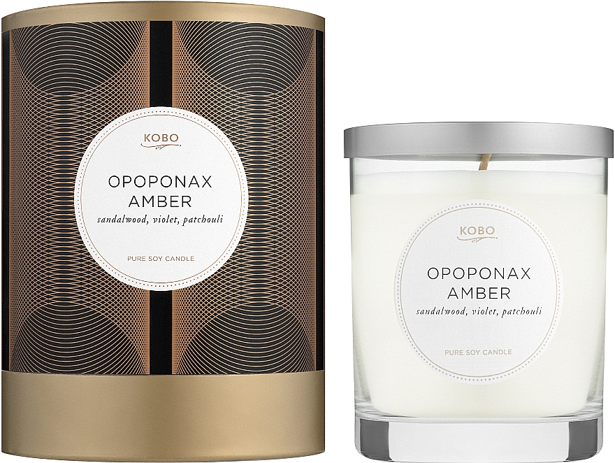 Kobo Opoponax Amber - Duftkerze — Bild N2