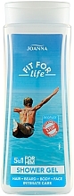 5in1 Duschgel für Männer - Joanna Fit For Life 5in1 Shower Gel For All Body Odour Stoper For Men — Foto N1