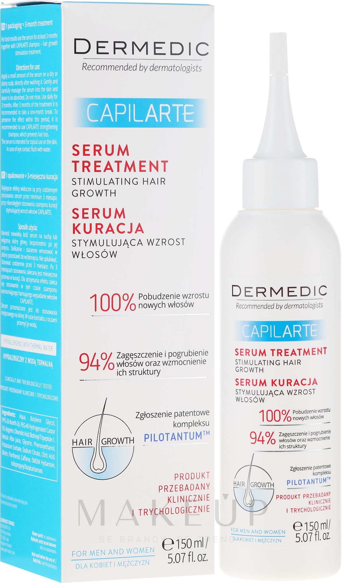 Haarwachstum stimulierendes Serum - Dermedic Capilarte — Bild 150 ml