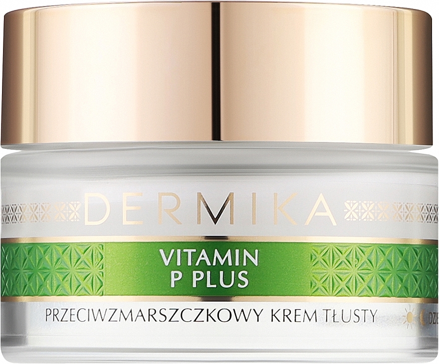 Hypoallergene Anti-Falten-Creme - Dermika Vitamin P Plus Face Cream — Bild N1