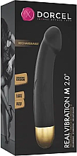 Düfte, Parfümerie und Kosmetik Wasserfester G-Punkt-Vibrator - Marc Dorcel Real Vibration M 2.0 Black-Gold