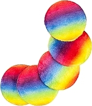 Wiederverwendbare Kosmetikpads zum Abschminken mehrfarbig 5 St. - Glov Rainbow Reusable Cleansing Pads — Bild N4