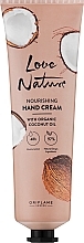 Pflegende Handcreme mit Bio-Kokosöl - Oriflame Love Nature Nourishing Hand Cream — Bild N2