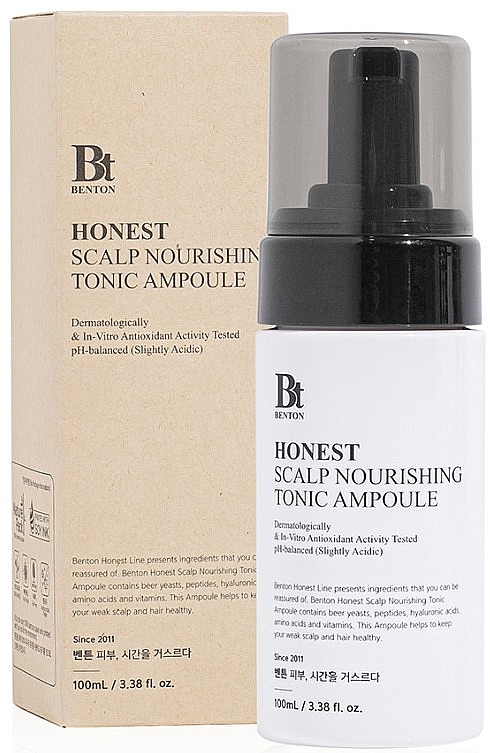 Tonikum für die Kopfhaut - Benton Honest Scalp Nourishing Tonic Ampoule — Bild N1