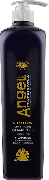 Shampoo gegen Gelbstich - Angel Professional Paris No Yellow Crystalline Shampoo — Bild N5