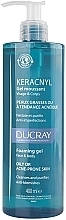 Düfte, Parfümerie und Kosmetik Reinigungsgel für fettige und zu Akne neigende Haut mit Spender - Ducray Keracnyl Foaming Gel