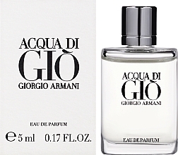 GESCHENK! Giorgio Armani Acqua Di Gio Pour Homme - Eau de Parfum (Mini) — Bild N2