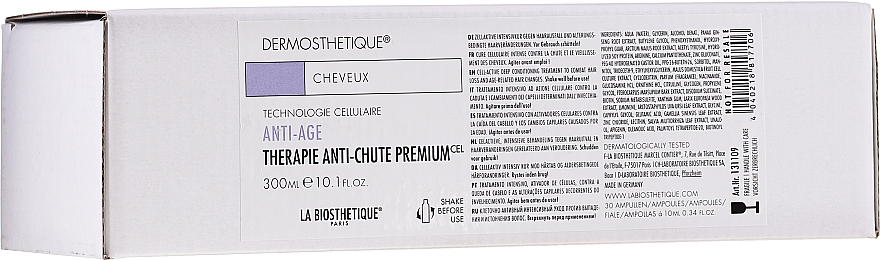 Intensivkur gegen Haarausfall und vorzeitige Ergrauung - La Biosthetique Dermosthetique Therapie Anti-Chute Premium — Bild N3