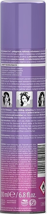 Trockenshampoo für blondes Haar - L'biotica Biovax Glamour Ultra Violet For Blond — Bild N2