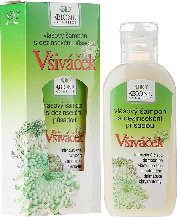 Regenerierendes Shampoo mit Chrysanthemenextrakt - Bione Cosmetics Vsivacek Hair Shampoo — Bild N1