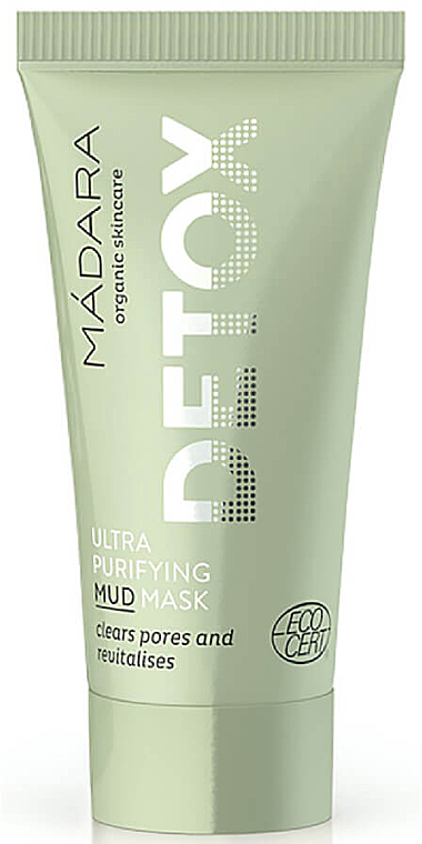 Revitalisierende Schlamm-Gesichtsmaske mit weißer Tonerde - Madara Cosmetics Detox Ultra Purifying Mud Mask — Bild N1