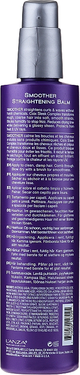 Glättende Haarmilch - Lanza Healing Smooth Smoother Straightening Balm — Bild N2