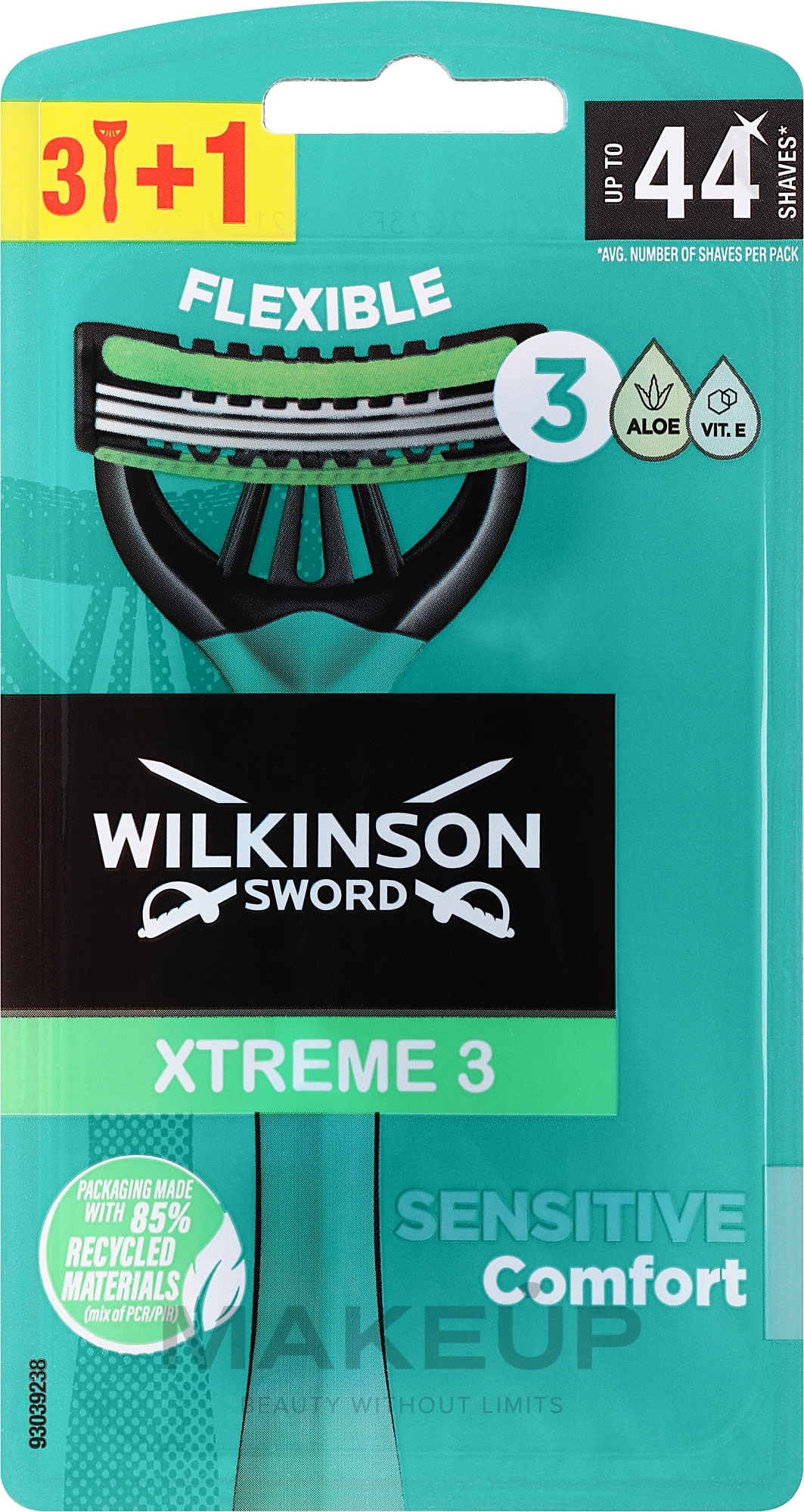 Rasierer - Wilkinson Sword Xtreme 3 Sensitive — Bild 4 St.