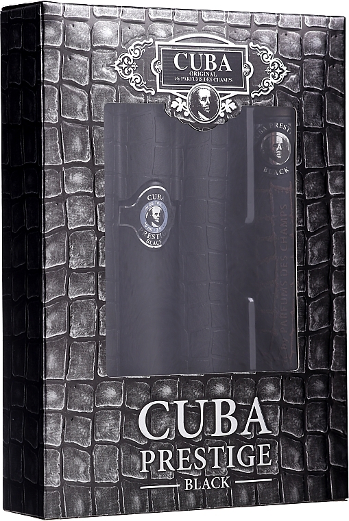Cuba Prestige Black - Duftset (Eau de Toilette 35ml + Eau de Toilette 90ml) — Bild N3