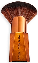 Make-up Pinsel - Makeup Revolution Glow Splendour Highlighter Fan Brush — Bild N1