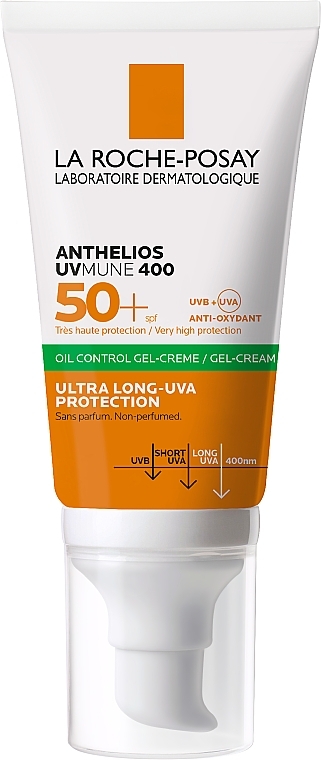 Sonnengel-Creme mit mattierender Wirkung für fettige und empfindliche Haut - La Roche-Posay Anthelios Gel-Cream — Bild N1