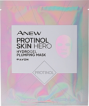 Düfte, Parfümerie und Kosmetik Erfrischende und feuchtigkeitsspendende Tuchmaske mit Protinol - Avon Anew Protinol Skin Hero Hydrogel Plumping Mask