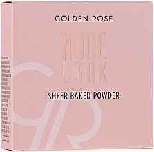 Gebackener Gesichtspuder - Golden Rose Nude Look Sheer Baked Powder — Bild N2