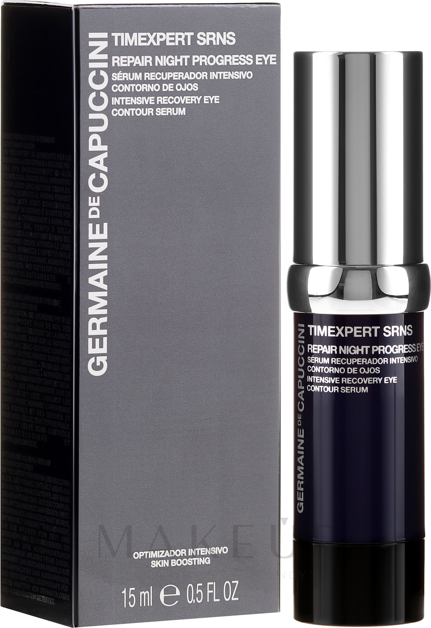 Intensives Aufbauserum für die Augenkonturen - Germaine de Capuccini Timexpert SRNS Repair Night Progress Eye — Bild 15 ml